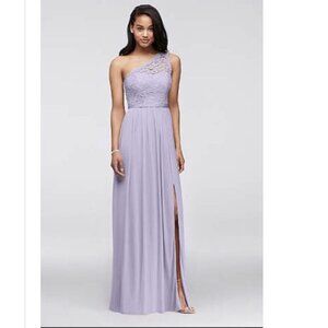 Celebrate DB Studio - David’s Bridal lavender bridesmaid dress